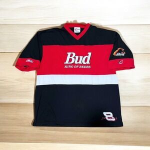 VTG 2XL Chase Authentics Budweiser Dale Earnhardt Jr. Heavy Shirt Outlaw NASCAR